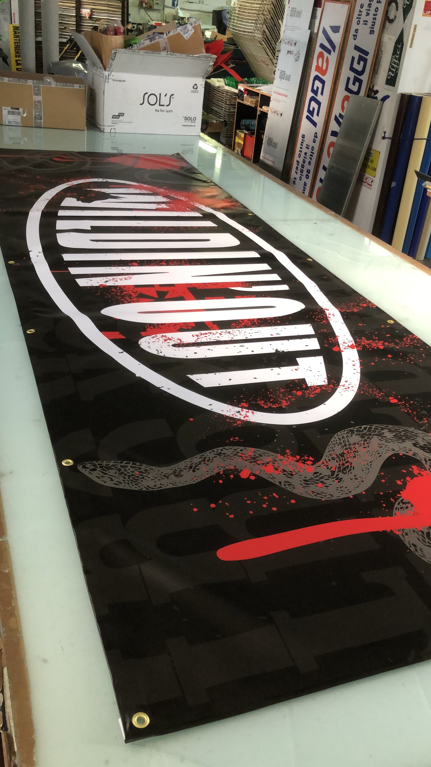 CARTELLONISTICA - INSEGNE - STRISCIONI - ROLL UP - BANDIERE